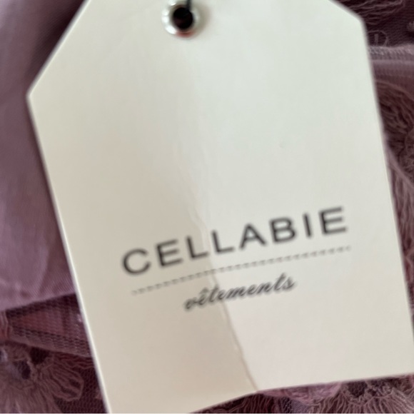 Lace Button-Down Top in Mauve - Picture 6 of 6